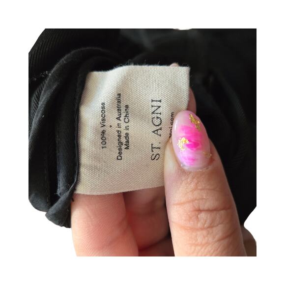 ST. Agni The High Waist Pleated Pants Size: S - Picture 6 of 6